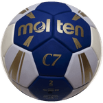 Sport si Outdoor - Sporturi de echipa - Handbal - Minge handbal Molten H2C3500 speciala pentru incepatori, super grip, marime 2, alb cu albastru - Infinity.ro