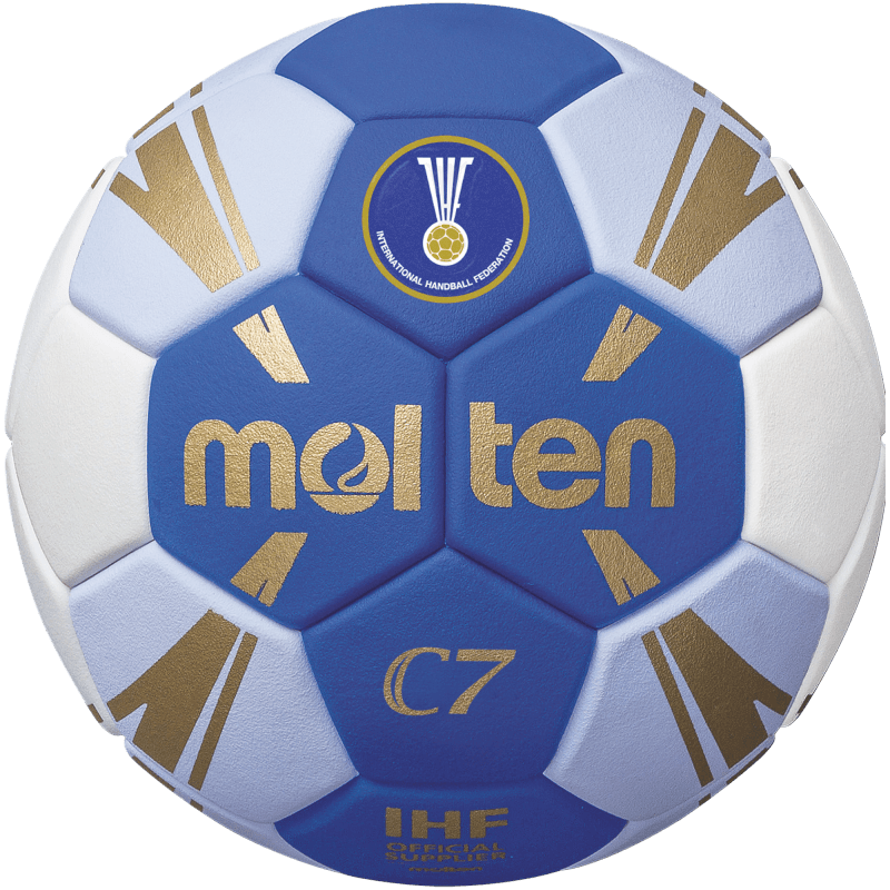 Sport si Outdoor - Sporturi de echipa - Handbal - Minge handbal Molten H2C3500 speciala pentru incepatori, super grip, marime 2, alb cu albastru - Infinity.ro
