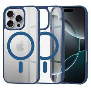 Husa pentru iPhone 16 Pro - Techsuit MagSafe Pro - Albastru