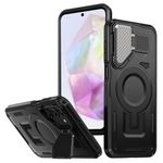 Laptop, Telefoane si Tablete - Telefoane mobile si accesorii - Accesorii Telefoane - Huse telefoane - Husa pentru Samsung Galaxy A35 5G - Techsuit CamVault MagSafe - Negru - Infinity.ro