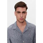 Fashion, accesorii si bijuterii - Barbati - Imbracaminte - Camasi barbati - Camasa Camp Tommy Jeans DM0DM18963, Bleumarin, 2XL INTL, Bleumarin - Infinity.ro