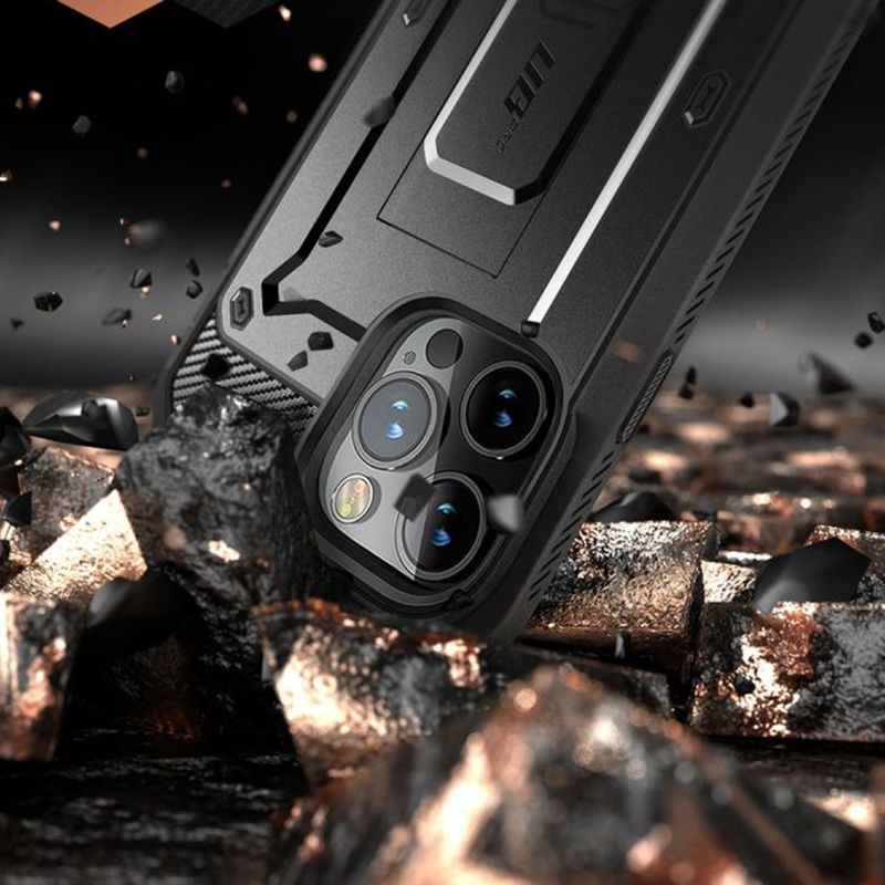 Laptop, Telefoane si Tablete - Telefoane mobile si accesorii - Accesorii Telefoane - Huse telefoane - Husa compatibila cu iPhone 14 Pro, Impact Resistant, X959, Plastic, Negru - Infinity.ro