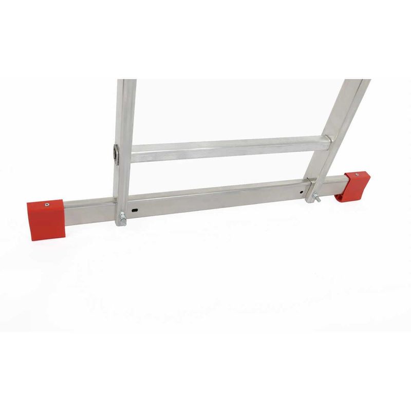 Casa si Gradina - Constructii - Scari si accesorii interioare - Scari aluminiu/ otel - Scara aluminiu, Metalkas, 3 tronsoane, 7 trepte, max 150 kg, 1.9-3.47 m - Infinity.ro