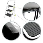 Casa si Gradina - Constructii - Scari si accesorii interioare - Scari aluminiu/ otel - Scara otel, 3 trepte, max 150 kg, 70 cm - Infinity.ro