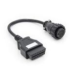 Auto si Moto - Reparatii si depanare - Sisteme de diagnoza - Cablu adaptor Techstar®, Camion Scania, 16 Pin la OBD2 16 Pin - Infinity.ro