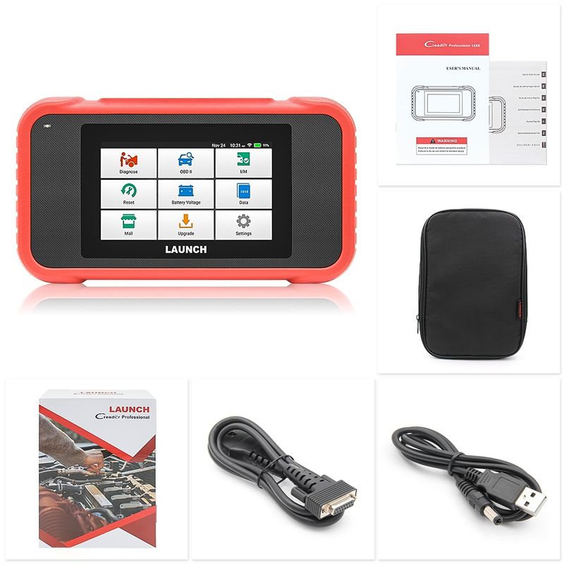 Carti si Birotica - Birotica - Articole administrative - Tester Diagnoza Auto LAUNCH CRP123E V2.0, Cititor de Coduri OBD2, Suport pentru 10 Moduri de Testare, Ecran Color - Infinity.ro