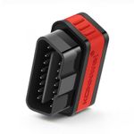 Auto si Moto - Reparatii si depanare - Sisteme de diagnoza - Diagnoza auto OBD2 KONNWEI KW901, Bluetooth 5.0, Buton ON-OFF, compatibil Android iOS, ELM 327 OBDII, Negru/Rosu - Infinity.ro