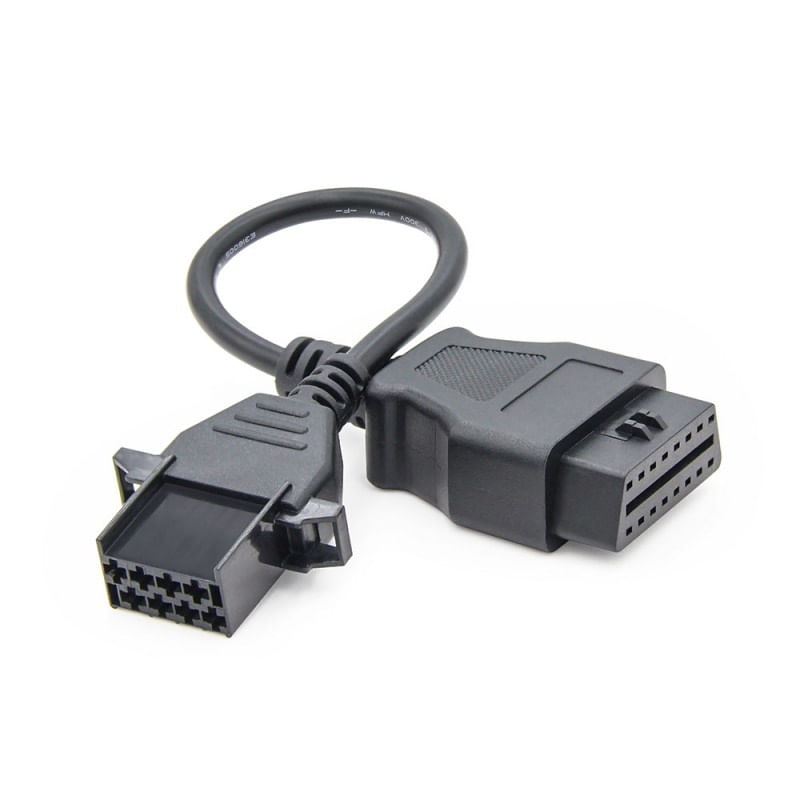Auto si Moto - Reparatii si depanare - Sisteme de diagnoza - Cablu adaptor Camion Techstar®, Volvo, 8 Pin la OBD2 16 Pin - Infinity.ro