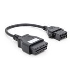 Auto si Moto - Reparatii si depanare - Sisteme de diagnoza - Cablu adaptor Camion Techstar®, Volvo, 8 Pin la OBD2 16 Pin - Infinity.ro