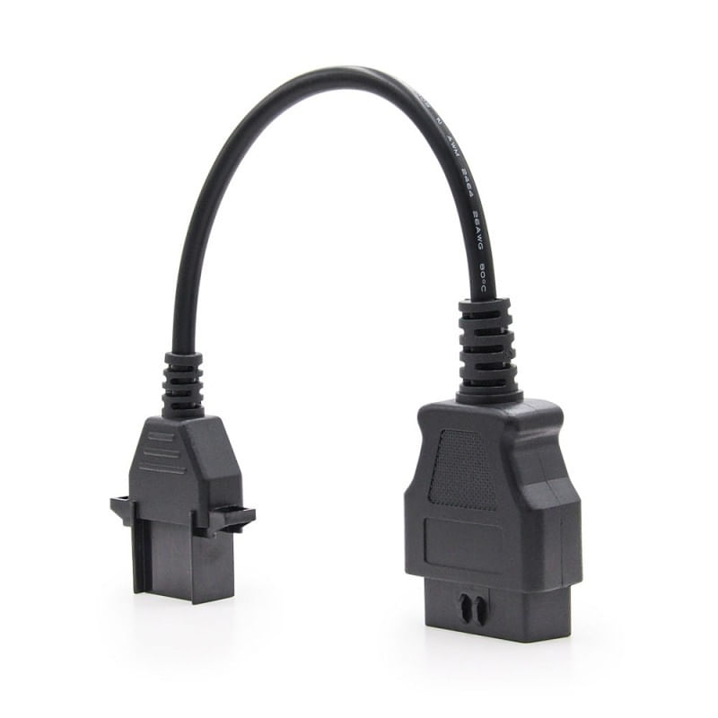 Auto si Moto - Reparatii si depanare - Sisteme de diagnoza - Cablu adaptor Camion Techstar®, Volvo, 8 Pin la OBD2 16 Pin - Infinity.ro