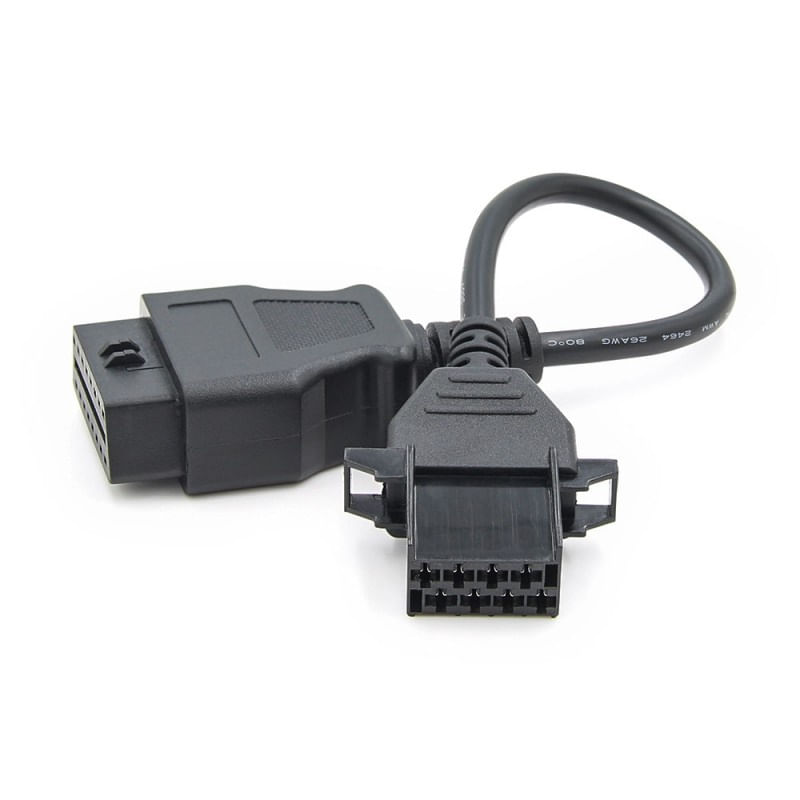 Auto si Moto - Reparatii si depanare - Sisteme de diagnoza - Cablu adaptor Camion Techstar®, Volvo, 8 Pin la OBD2 16 Pin - Infinity.ro