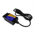 Auto si Moto - Reparatii si depanare - Sisteme de diagnoza - Interfata diagnoza auto Techstar OBD2 USB cu Cip ELM V1.5 - Infinity.ro