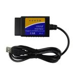 Auto si Moto - Reparatii si depanare - Sisteme de diagnoza - Interfata diagnoza auto Techstar OBD2 USB cu Cip ELM V1.5 - Infinity.ro