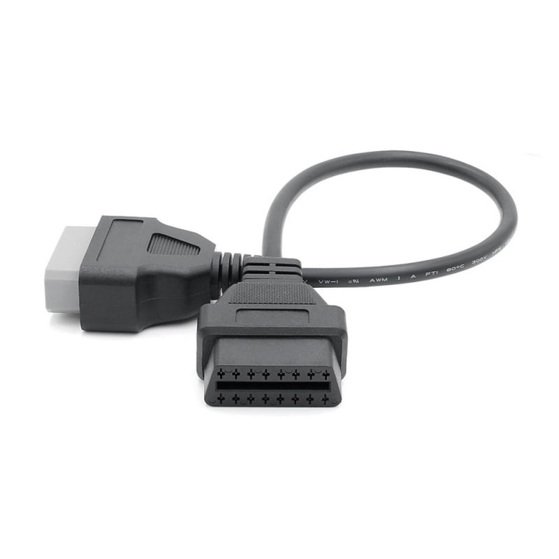 Auto si Moto - Reparatii si depanare - Sisteme de diagnoza - Cablu adaptor Auto Techstar®, Nissan, 14 Pin la OBD2 16 Pin - Infinity.ro