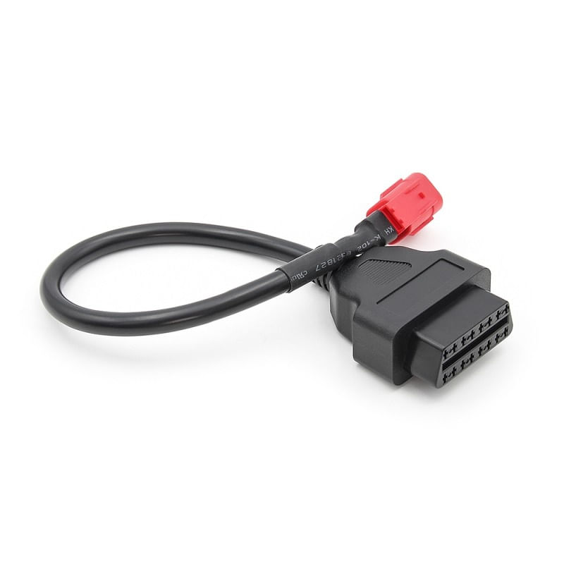 Auto si Moto - Reparatii si depanare - Sisteme de diagnoza - Cablu Adaptor De Diagnosticare Techstar® OBD2 Cu 6 Pini La 16 Pini Pentru Motociclete Honda - Infinity.ro