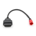 Auto si Moto - Reparatii si depanare - Sisteme de diagnoza - Cablu Adaptor De Diagnosticare Techstar® OBD2 Cu 6 Pini La 16 Pini Pentru Motociclete Honda - Infinity.ro