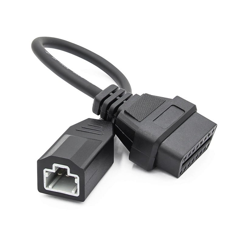Auto si Moto - Reparatii si depanare - Sisteme de diagnoza - Cablu Adaptor Auto Techstar®, Honda, 3 Pin la OBD2 16 Pin - Infinity.ro