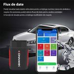 Auto si Moto - Reparatii si depanare - Sisteme de diagnoza - Instrument De Scanare Si Diagnosticare Auto, Konnwei Kdiag, OBD2, Bluetooth 5.0, 9 - 18 V, Compatibil Cu Android si - Infinity.ro