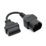 Auto si Moto - Reparatii si depanare - Sisteme de diagnoza - Adaptor cablu Auto Techstar®, Mazda, 17 Pin la OBD2 16 Pin - Infinity.ro