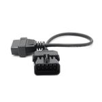 Auto si Moto - Reparatii si depanare - Sisteme de diagnoza - Cablu adaptor Auto Techstar®, Opel / Vauxhall, 10 Pin la OBD2 16 Pin - Infinity.ro