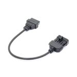 Auto si Moto - Reparatii si depanare - Sisteme de diagnoza - Cablu adaptor Auto Techstar®, Opel / Vauxhall, 10 Pin la OBD2 16 Pin - Infinity.ro