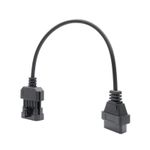 Auto si Moto - Reparatii si depanare - Sisteme de diagnoza - Cablu adaptor Auto Techstar®, Opel / Vauxhall, 10 Pin la OBD2 16 Pin - Infinity.ro