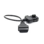 Auto si Moto - Reparatii si depanare - Sisteme de diagnoza - Cablu adaptor Auto Techstar®, Opel / Vauxhall, 10 Pin la OBD2 16 Pin - Infinity.ro