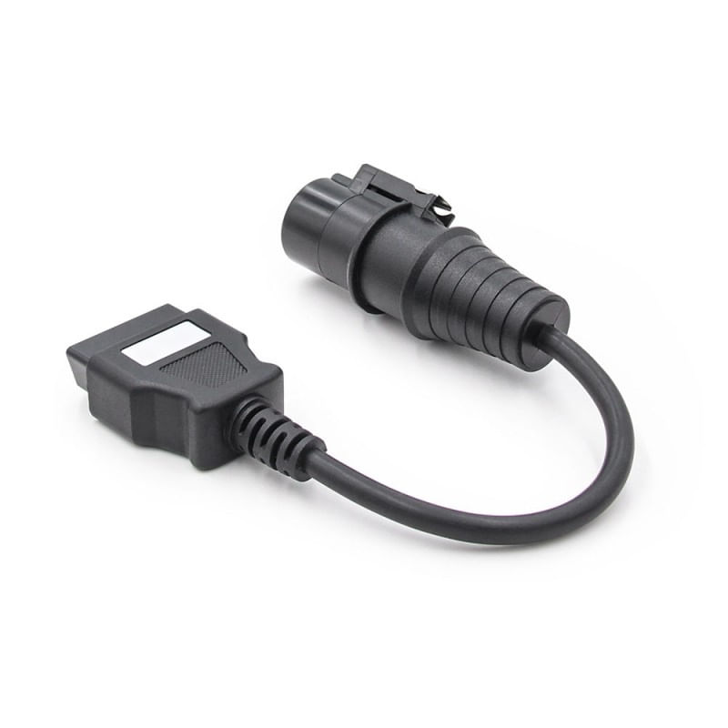 Auto si Moto - Reparatii si depanare - Sisteme de diagnoza - Cablu adaptor Techstar®, Aftermarket, Compabiil cu Utilitare IVECO, 30 Pin la OBD2 16 Pin - Infinity.ro