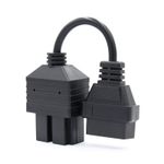 Auto si Moto - Reparatii si depanare - Sisteme de diagnoza - Cablu adaptor Auto Techstar®, KIA, 20 Pin la OBD2 16 Pin - Infinity.ro