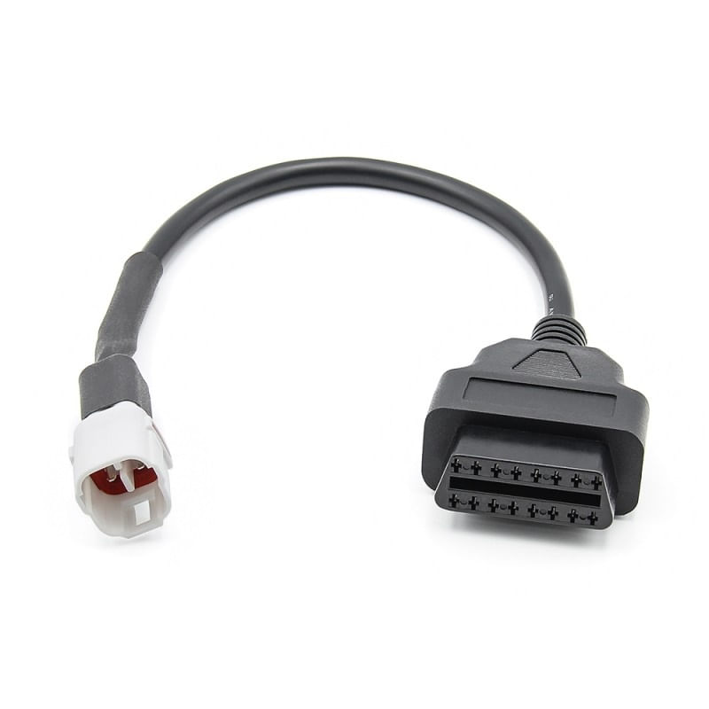 Auto si Moto - Reparatii si depanare - Sisteme de diagnoza - Cablu Adaptor De Diagnosticare Techstar® OBD2 Cu 4 Pini La 16 Pini Pentru Motociclete Yamaha - Infinity.ro
