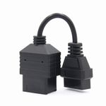 Auto si Moto - Reparatii si depanare - Sisteme de diagnoza - Cablu adaptor Auto Techstar®, Toyota, 17 Pin la OBD2 16 Pin - Infinity.ro
