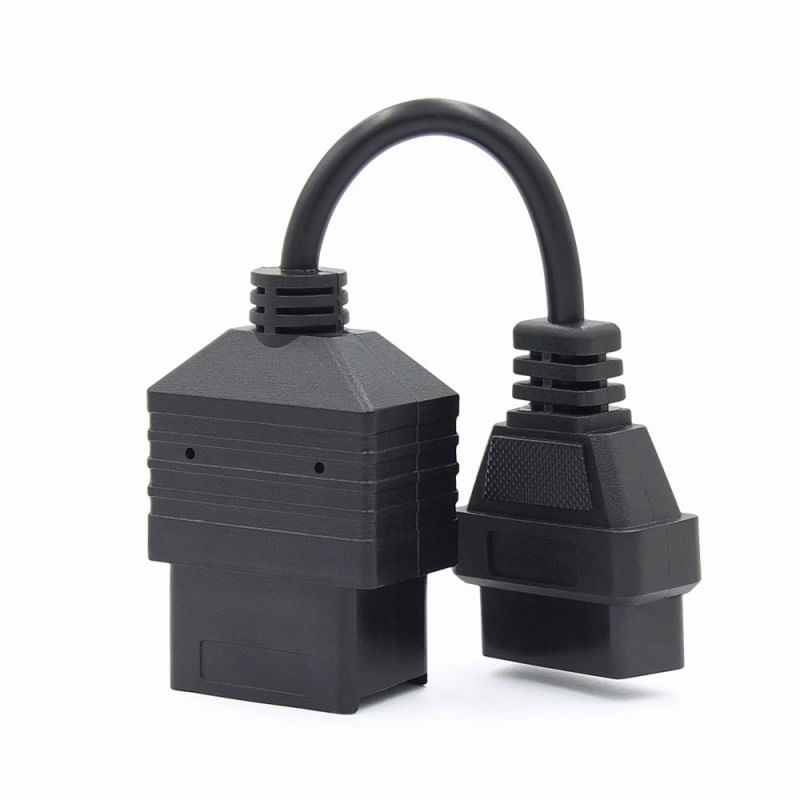 Auto si Moto - Reparatii si depanare - Sisteme de diagnoza - Cablu adaptor Auto Techstar®, Toyota, 17 Pin la OBD2 16 Pin - Infinity.ro