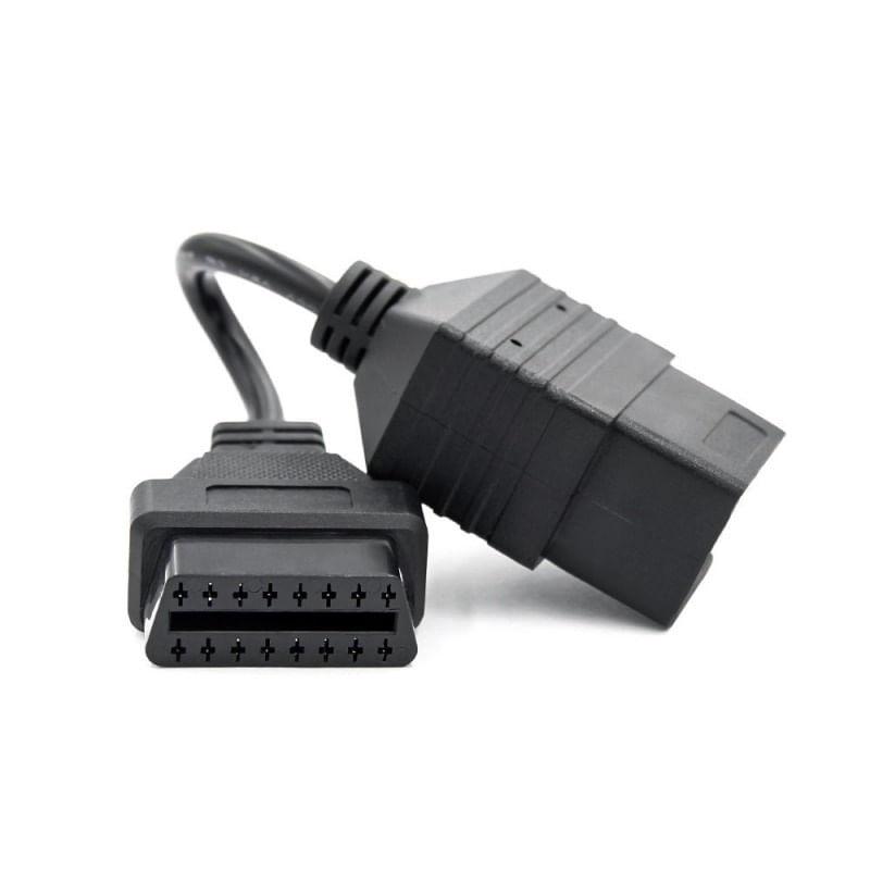 Auto si Moto - Reparatii si depanare - Sisteme de diagnoza - Cablu adaptor Auto Techstar®, Toyota, 17 Pin la OBD2 16 Pin - Infinity.ro