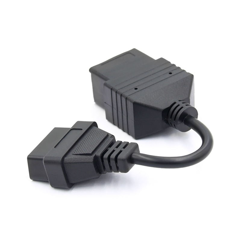 Auto si Moto - Reparatii si depanare - Sisteme de diagnoza - Cablu adaptor Auto Techstar®, Toyota, 17 Pin la OBD2 16 Pin - Infinity.ro