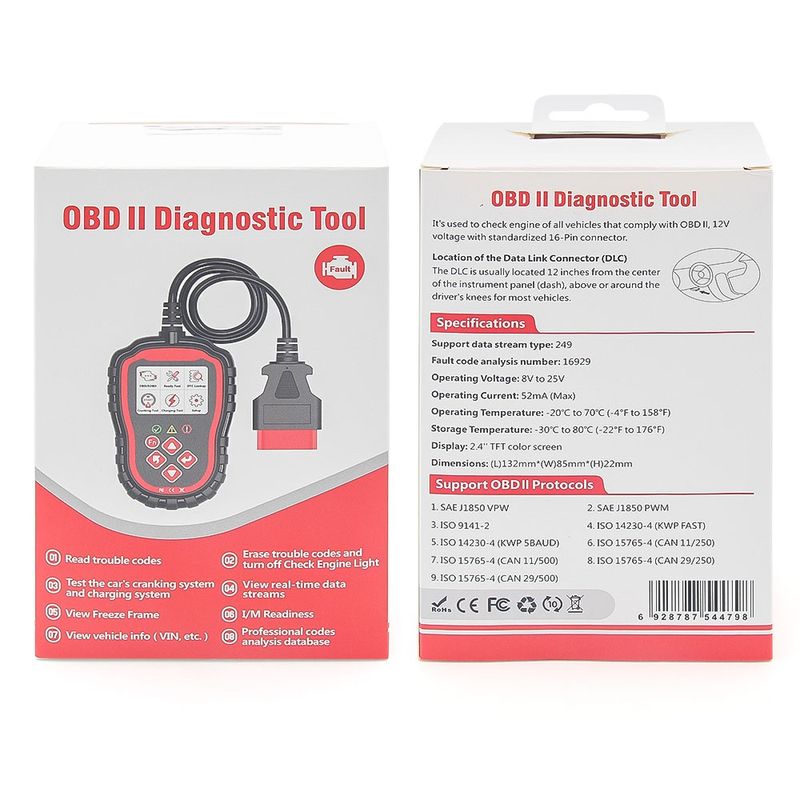 Auto si Moto - Reparatii si depanare - Sisteme de diagnoza - Tester Auto Profesional OBD2 QUICKLYNKS T41, cu Cititor Coduri de Eroare, Diagnoza Motor si Scanare Completa - Infinity.ro