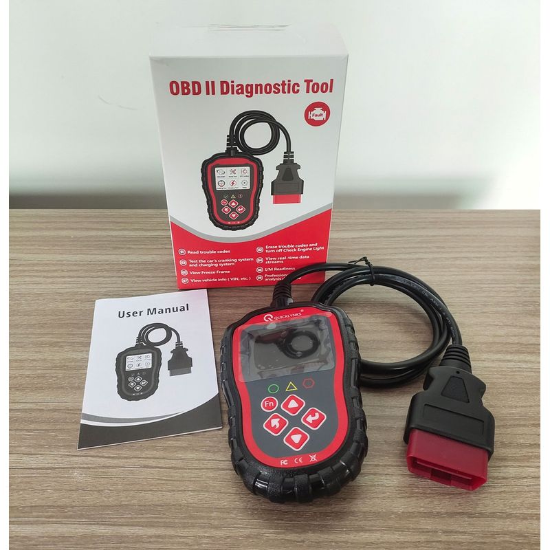 Auto si Moto - Reparatii si depanare - Sisteme de diagnoza - Tester Auto Profesional OBD2 QUICKLYNKS T41, cu Cititor Coduri de Eroare, Diagnoza Motor si Scanare Completa - Infinity.ro