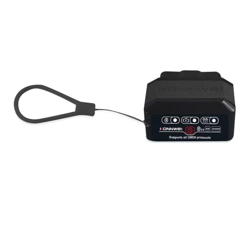 Auto si Moto - Reparatii si depanare - Sisteme de diagnoza - Diagnoza Auto OBD2 KONNWEI KW905, Bluetooth 5.0, Buton ON-OFF, Compatibil Android IOS, ELM 327 OBDII, Negru - Infinity.ro