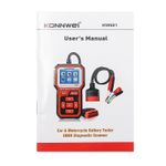 Auto si Moto - Reparatii si depanare - Sisteme de diagnoza - Diagnoza si Tester Baterie Auto 2in1 Konnwei KW681, 6V si 12V, Bluetooth 5.0 Testare Tensiune, Pornire la Rece - Infinity.ro