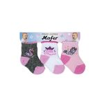 Fashion, accesorii si bijuterii - Copii - Lenjerie si pijamale copii - Sosete si dresuri copii - Set 6 perechi sosete pentru bebelusi,Mafer WPG6468 0-3 luni Multicolor - Infinity.ro