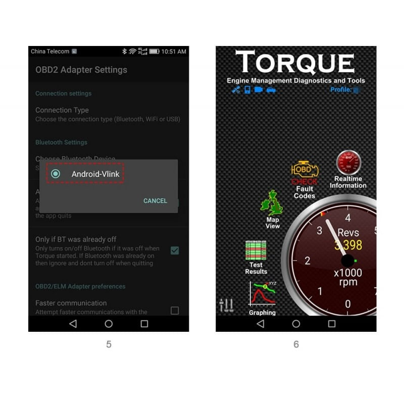 Auto si Moto - Reparatii si depanare - Sisteme de diagnoza - Interfata Diagnoza Auto Icar Pro Vgate Bluetooth 3.0 Android MultiMarca OBD 2 - Infinity.ro