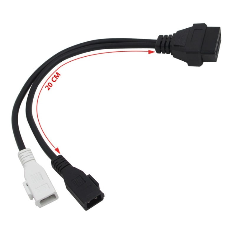 Auto si Moto - Reparatii si depanare - Sisteme de diagnoza - Cablu Adaptor Auto Techstar®, OBD2 in Audi 2x2 - Infinity.ro