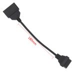 Auto si Moto - Reparatii si depanare - Sisteme de diagnoza - Cablu Adaptor Auto Techstar®, OBD2 in Toyota 22pin - Infinity.ro