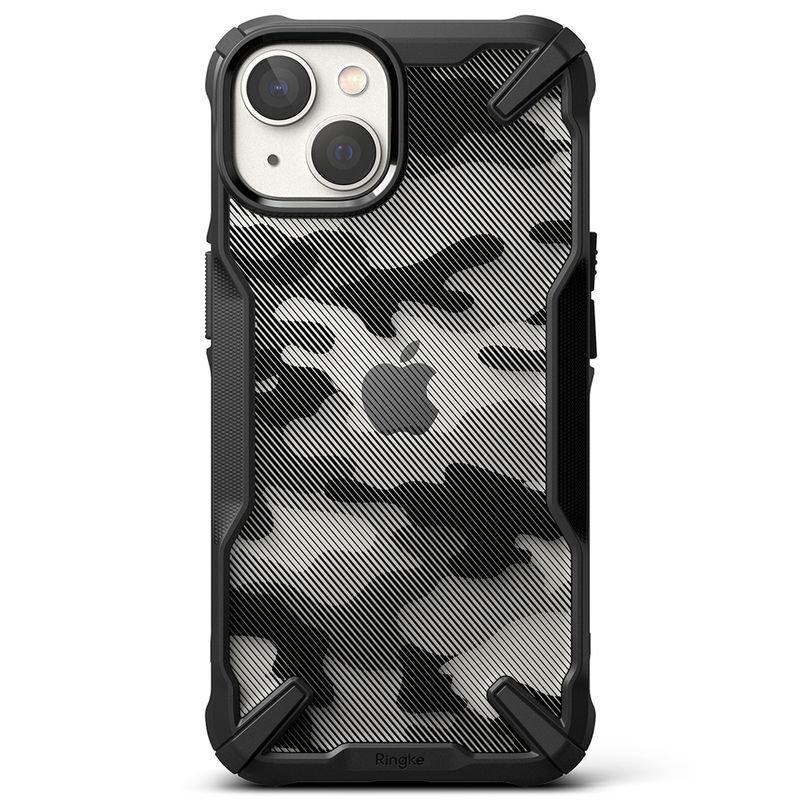 Laptop, Telefoane si Tablete - Telefoane mobile si accesorii - Accesorii Telefoane - Huse telefoane - Husa compatibila cu iPhone 14 Plus, Impact Resistant, X977, Plastic, Camo Negru - Infinity.ro