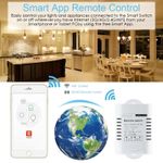 Casa si Gradina - Electrice - Smart Home - Centrale si module smart home - Comutator inteligent WiFi Techstar®, 16A, Smart Home, Compatibil cu iOS si Android, Smart Life si control vocal prin - Infinity.ro