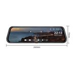 Auto si Moto - Electronice auto - Camere auto si DVR - Camera Tip Oglinda Techstar® Z78, Dubla, Night Vision, Inregistrare Ciclica, Camera Marsarier, Rezolutie Full HD - Infinity.ro