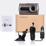 Auto si Moto - Electronice auto - Camere auto si DVR - Camera Video Auto DVR Dubla FullHD Techstar® T667 Unghi 170° Display 4", Senzori Miscare si Night Vision - Infinity.ro