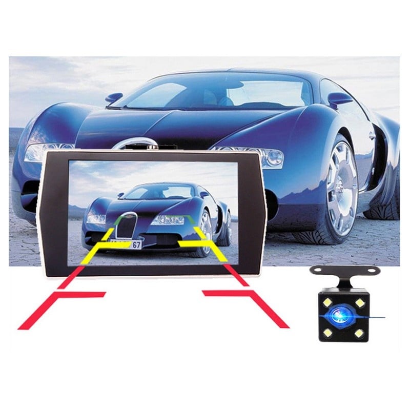 Auto si Moto - Electronice auto - Camere auto si DVR - Camera Video Auto DVR Dubla FullHD Techstar® T667 Unghi 170° Display 4", Senzori Miscare si Night Vision - Infinity.ro