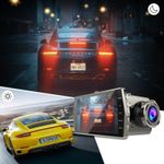 Auto si Moto - Electronice auto - Camere auto si DVR - Camera Video Auto DVR Dubla FullHD Techstar® T667 Unghi 170° Display 4", Senzori Miscare si Night Vision - Infinity.ro