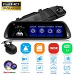 Auto si Moto - Electronice auto - Camere auto si DVR - Camera Video Auto Oglinda DVR Dubla FullHD Techstar® K62, Unghi 170°, Display IPS LED 10", Nightvision, Wide Range - Infinity.ro