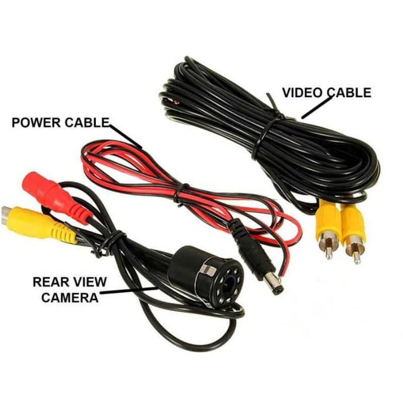 Auto si Moto - Electronice auto - Camere auto si DVR - Camera Auto Marsarier cu Vedere Retrovizoare Techstar® IR, 4 LED-uri, Vizionare Nocturna, Unghi 170°, Waterproof - Infinity.ro